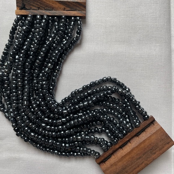 Mexico beaded black bracelet - Picture 2 of 2